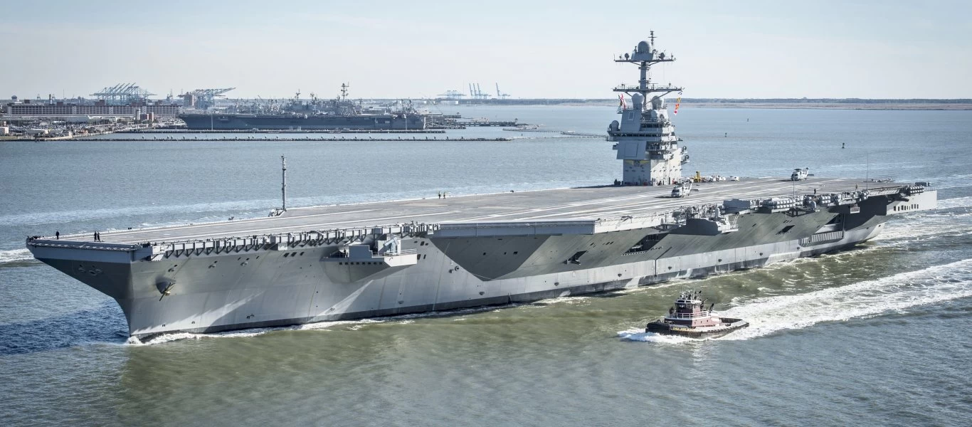 USS Gerald R Ford: Σε δοκιμές αποδοχής στον Ατλαντικό πριν καταστεί πλήρως επιχειρησιακό